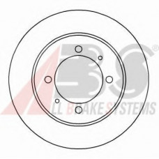 Диск гальмівний MITSUBISHI/VOLVO CARISMA/S40/V40 задн. (вир-во ABS)