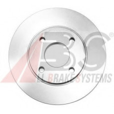 Диск гальмівний FORD/MAZDA FIESTA/FOCUS/2 передн. вент. (вир-во ABS)