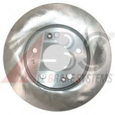 Диск гальмівний HYUNDAI/KIA COUPE/TUCSON/CEE D передн. вент. (вир-во ABS)