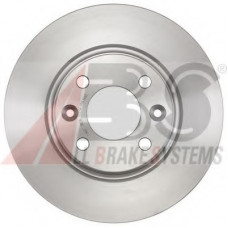 Диск гальмівний DACIA LOGAN 1.2 1.5 2012-, SANDERO 2012-, RENAULT CLIO IV 2012- передн. (вир-во ABS)