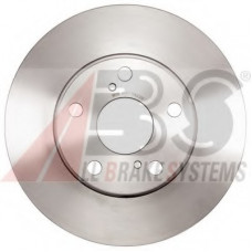 Диск гальмівний TOYOTA AURIS 1.3-1.6 2012-, COROLLA 2013 - передн. (вир-во ABS)