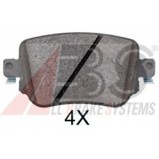 Колодка гальм. диск. SKODA OCTAVIA 1.8 2.0 2012-,SEAT LEON 2012- задн. (вир-во ABS)