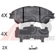 Колодка гальм. диск. SUZUK SX4 S-Cross 13 передня. (вир-во ABS)