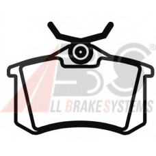 Колодка гальм. диск. AUDI/PEUGEOT/RENAULT/SEAT/VW задн. (вир-во ABS)