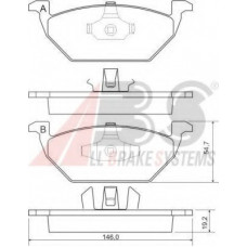 Колодка гальм. диск. AUDI/SEAT/SKODA/VW A3/TOLEDO/OCTAVIA/GOLF/BORA передн. (вир-во ABS)