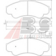 Колодка гальм. диск. CITROEN/FIAT/PEUGEOT JUMPER/DUCATO/BOXER передн. (вир-во ABS)