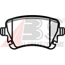 Колодка гальм. диск. AUDI/VW A3/A4/CADDY/TOURAN задн. (вир-во ABS)