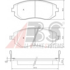 Колодка гальм. диск. Forester/XV/BRZ/Impreza/Outback/Legacy/GT 86 (09-18) передн. (вир-во ABS)