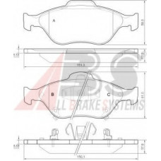 Колодка гальм. диск. TOYOTA YARIS передн. (вир-во ABS)