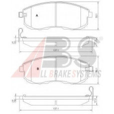 Колодка гальм. диск. NISSAN CUBE 1.5DCI 10-,TIIDA 1.5DCI-1.8 07-,SUZUKI SX4 06-передн. (вир-во ABS)