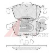 Колодка гальм. диск. RENAULT LAGUNA III 2.0-3.0 08 - передн. (вир-во ABS)