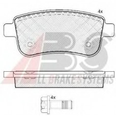 Колодка гальм. диск. RENAULT GRAND SCENIC III 1.4-2.0 09-, MEGANE III 08- задн. (вир-во ABS)