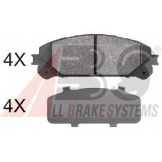 Колодка гальм. диск. LEXUS RX передн. (вир-во ABS)