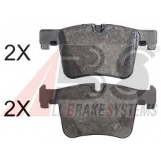Колодка гальм. диск. BMW X3 20 DX, 20IX, BIS 10/11-, X3 35IX (F25) 2011 - передн. (вир-во ABS)