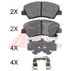 Колодка гальм. диск. HYUNDAI ACCENT RB 11-/KIA RIO 11 - передн. (вир-во ABS)
