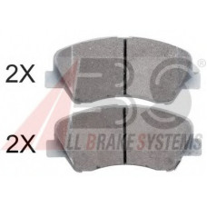 Колодка гальм. диск. HYUNDAI VELOSTER 1.6I 16V GDI 11/03 - передн. (вир-во ABS)