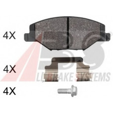 Колодка гальм. диск. SKODA FABIA 1.2-1.6 2007-2014, VW POLO 1.6 2010 - передн. (вир-во ABS)