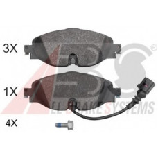 Колодка гальм. диск. SKODA OCTAVIA 2012-VW GOLF VII 2012-AUDI A3 передн. (вир-во ABS)