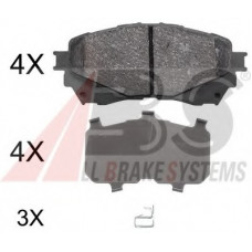 Колодка гальм. диск. MAZDA 6 2.0 2.2D 2.5 2013 - передн. (вир-во ABS)