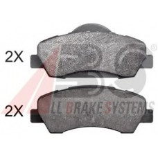 Колодка гальм. диск. CITROEN C4 CACTUS 1.2 2014-,PEUGEOT 308 II 1.2 1.6 2013- передн. (вир-во ABS)