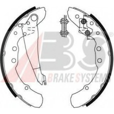 Колодка гальм. барабан. AUDI / SEAT / VW 80/100/Caddy/Golf задн. (вир-во ABS)