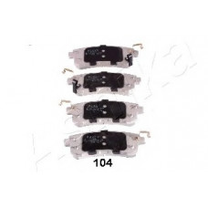 Колодки гальмівні задні дискові INFINITI QX 07-, Nissan PATROL 10- (вир-во ASHIKA)