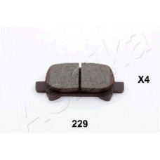 Колодки дискові гальмівні задні Toyota AVALON -07, CAMRY 01, SOLARA 03- (вир-во ASHIKA)