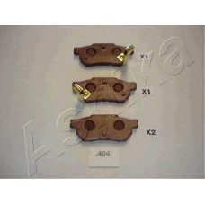 Колодки дискові гальмівні задні HONDA CIVIC (вир-во ASHIKA)