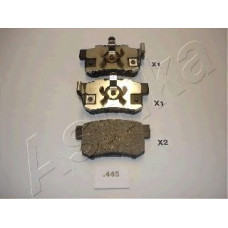 Колодки дискові гальмівні задні HONDA ACCORD (вир-во ASHIKA)