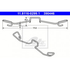 Пружина гальмівних колодок