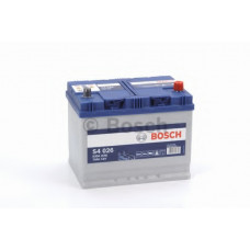 Акумулятор 70Ah-12v BOSCH (S4026) (261x175x220),R,EN630(Азія)