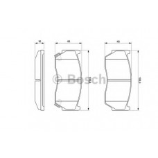 Колодки гальмівні (передні) Nissan Almera 95-01/Sunny 97-00