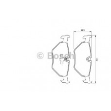 Колодки гальмівні (задні) BMW 3 (E36/E46) 90-06/Z4 (E85) 02-09/Rover 75 99-05/Saab 9-5 97-09