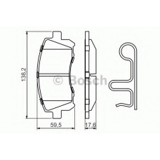 Колодки гальмівні (передні) Subaru Forester/Legacy/Outback 94-