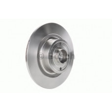 Диск гальмівний (задній) Renault Scenic/Megane 03-08 (270х10) (+ABS) (з підшипником)(з покр.)(повний)