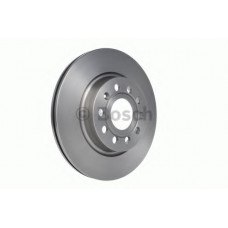 Диск гальмівний AUDI A3, SEAT TOLEDO, SKODA OCTAVIA, VW CADDY, передн. вент. (вир-во Bosch)