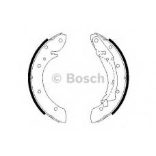 Колодка гальм. барабан. CITROEN/PEUGEOT BERLINGO/PARTNER задн. (вир-во Bosch)