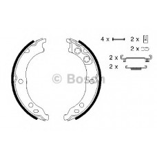 Колодки ручника Fiat Ducato/Peugeot Boxer 02- (172x42) (к-кт)