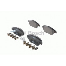 Колодки гальмівні (передні) Fiat 500L/Opel Corsa D 06- (Bosch) (з датчиками)