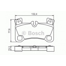 Колодки гальмівні (задні) Audi Q7/ Porsche Cayenne/ VW Touareg 04-15 (Brembo)