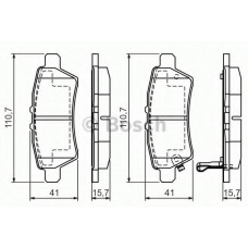 Колодки гальмівні (задні) Nissan Pathfinder III 05-