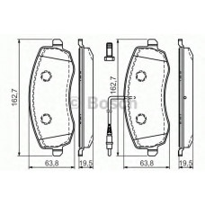 Колодки гальмівні (передні) Citroen C8/Peugeot 807 2.0/2.2 HDi 06-