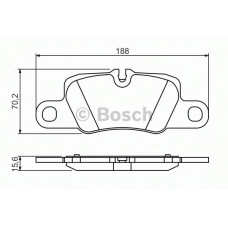Колодки гальмівні (задні) Porsche 911 11-19/Panamera 10-