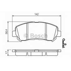 Колодки гальмівні (передні) Nissan Qashqai/X-Trail 07-13