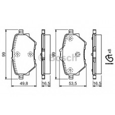 Колодки гальмівні (задні) Citroen C4/Berlingo/Peugeot 308/508/3008/Partner/Opel Combo 13-