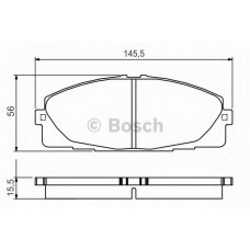 Колодки гальмівні (передні) Toyota Hiace IV/V 05-