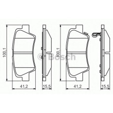Колодки гальмівні (задні) Hyundai Elantra/i10/Grandeur/Kia Optima/Soul 10-