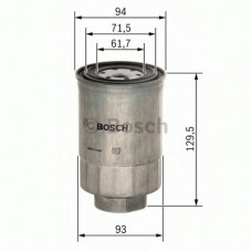 Фільтр палив. дизель DAIHATSU, HYUNDAI, ISUZU, KIA, MAZDA 2.5D,TD (вир-во Bosch)