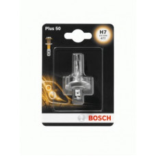 Лампа розжарювання 12 V 55 W H7 PLUS 50 блістер (вир-во Bosch)