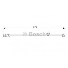 Датчик зносу гальмівних колодок (передніх) (R) Porsche 911 (997) 04-08 (L=375mm)